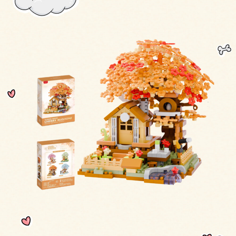 Puzzle Toy Cherry Blossom Blocks